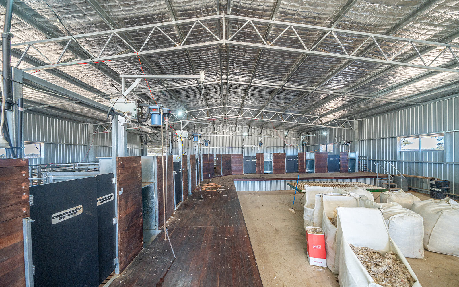 Andrew Whale shearing shed  