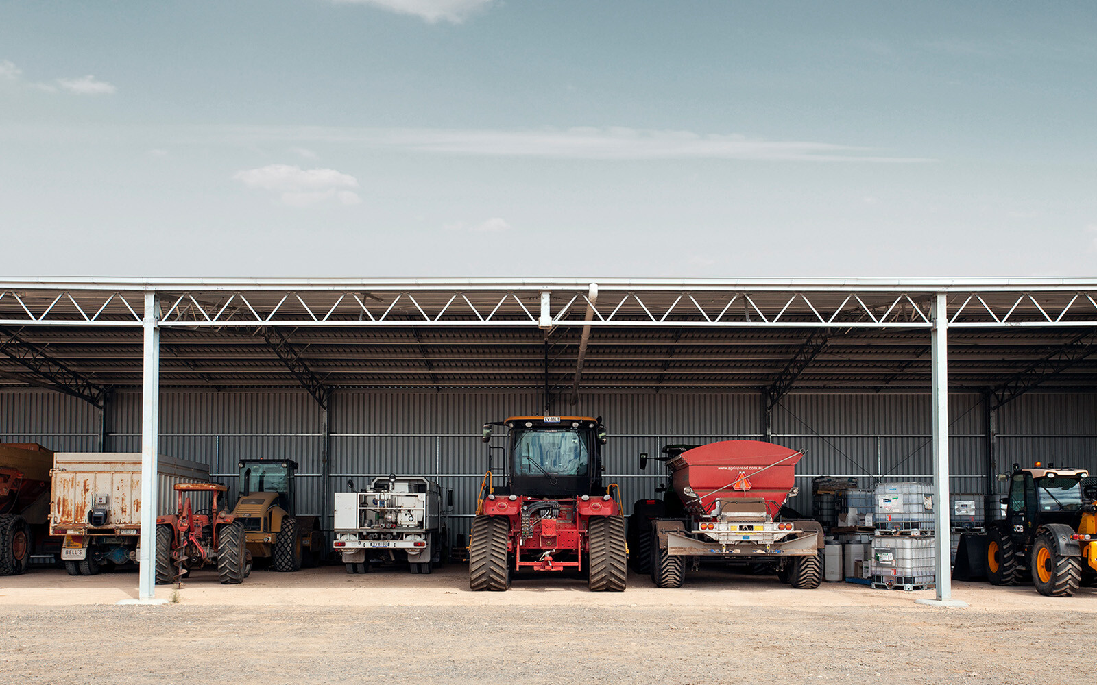 Ross Brown machinery shed 