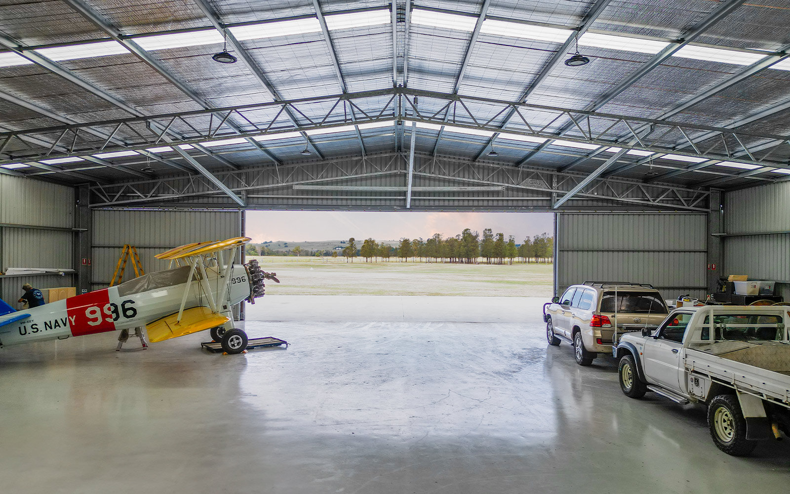 Marc De Stoop aviation shed