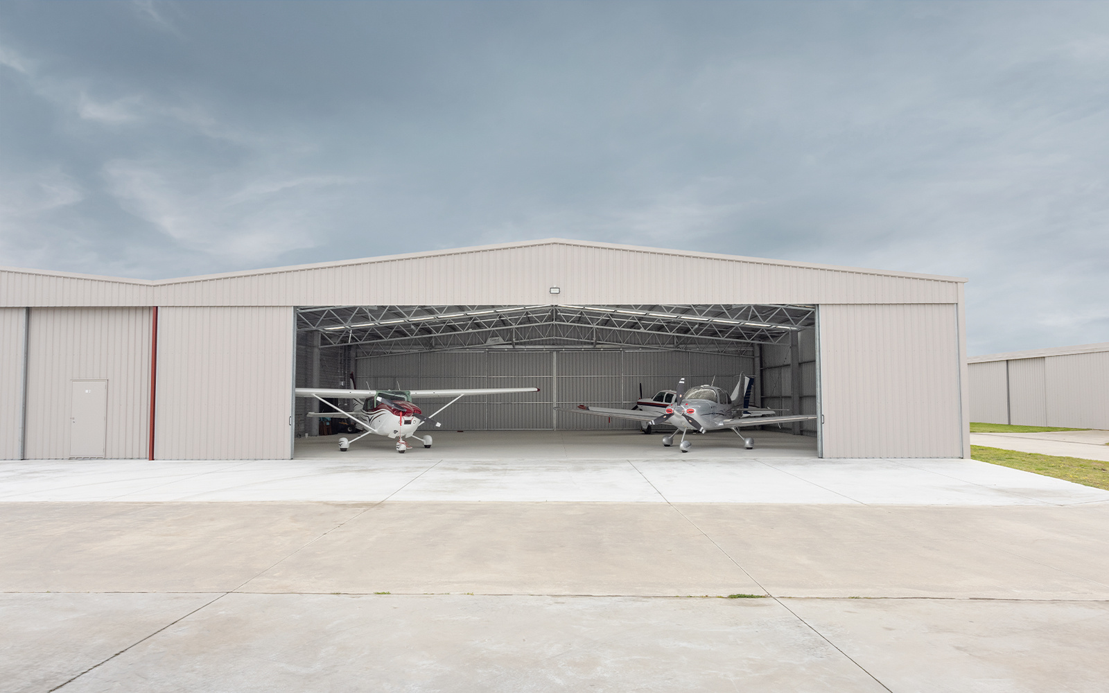 Tyabb Aerodrome multi-tenant hangar