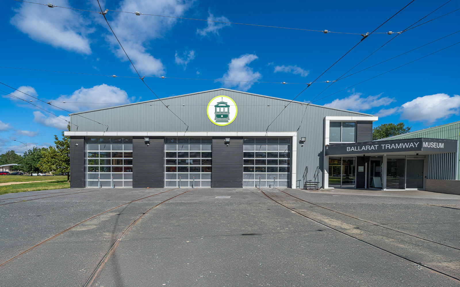 Ballarat Tramway Museum showroom workshop