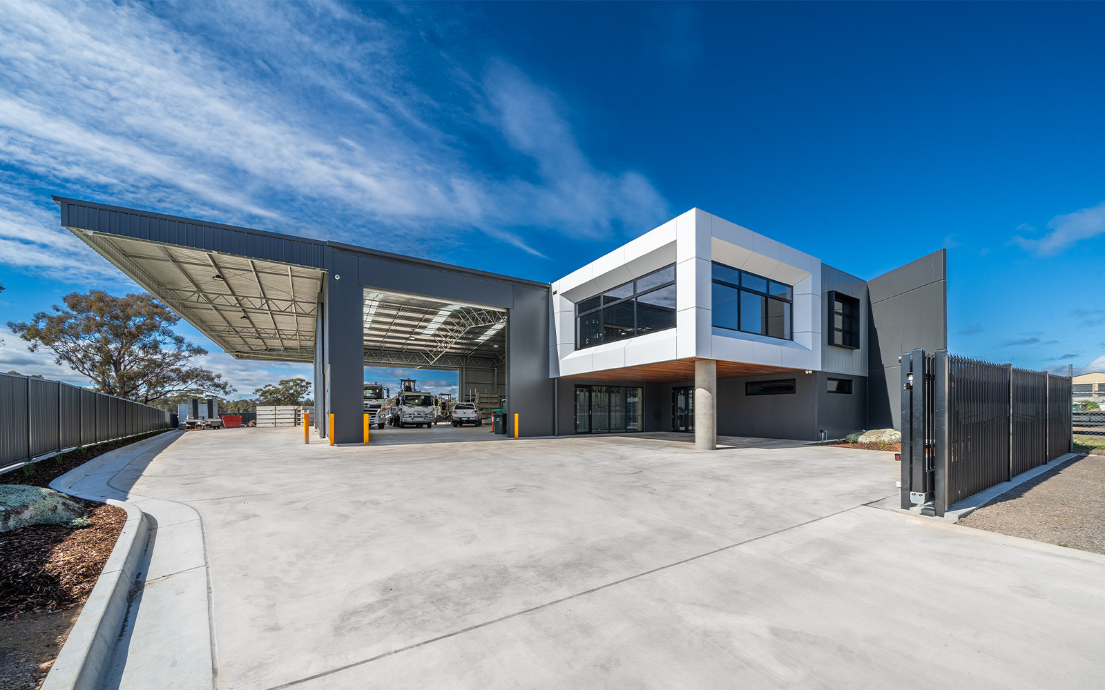 Pete Sens combined precast office and warehouse complex  