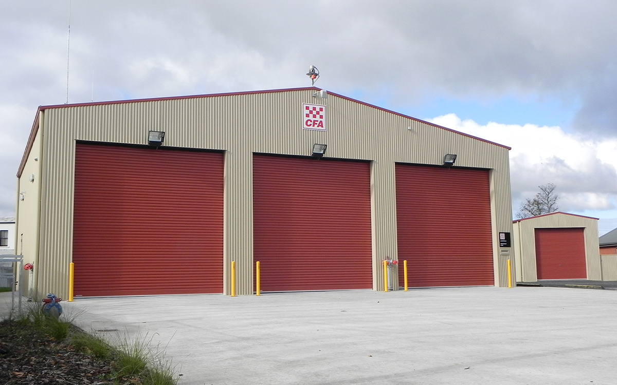 Woodend CFA emergency services building  