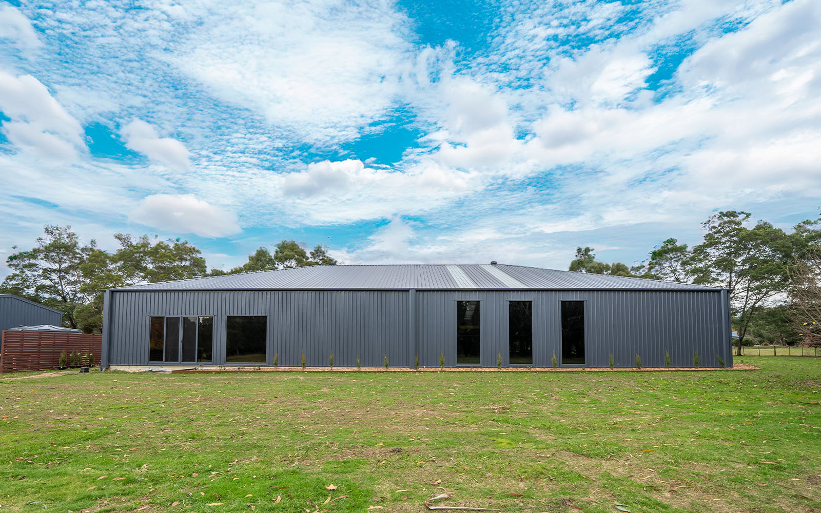 Custom garage shed 