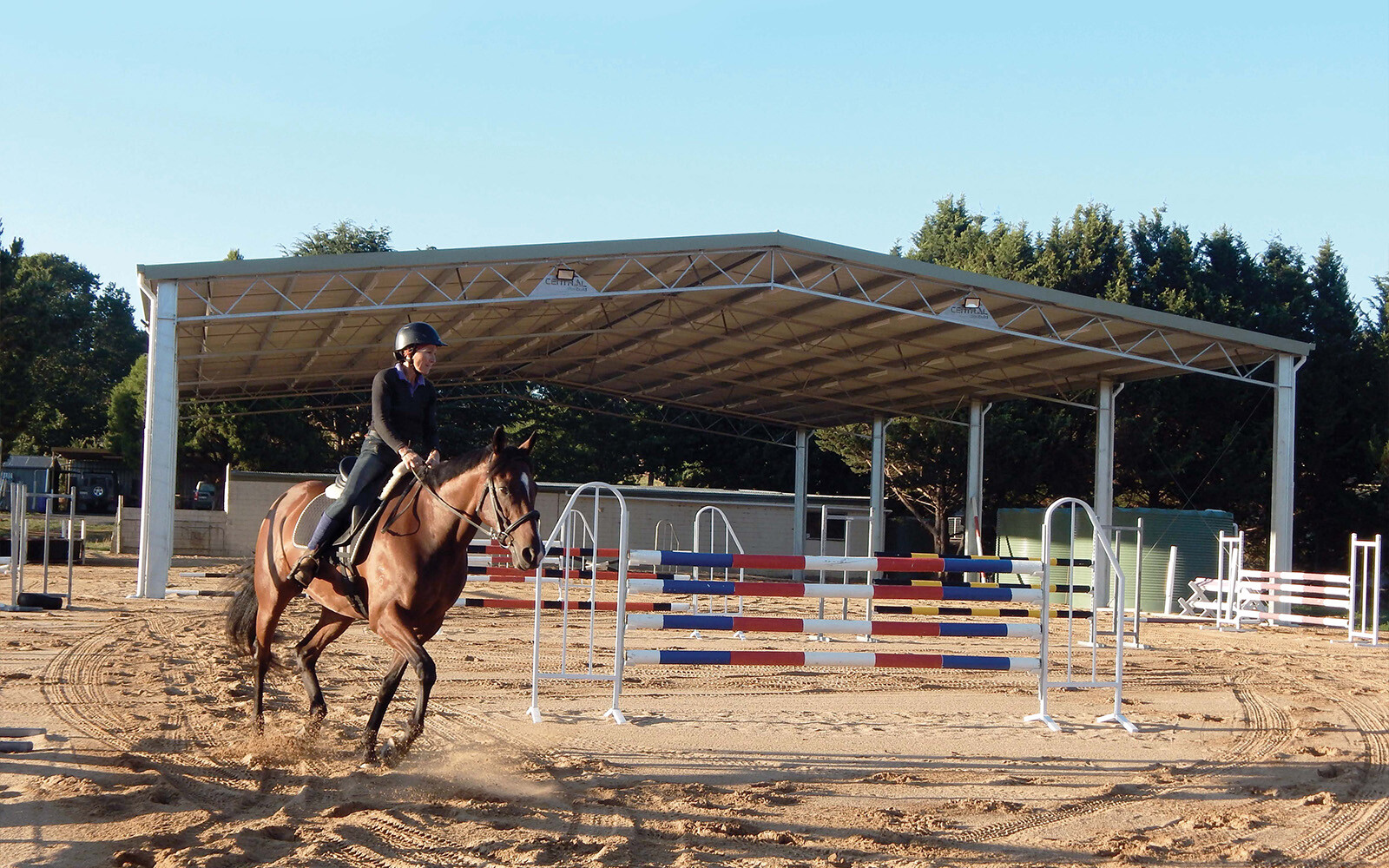 Ian Towers indoor jumping arenas