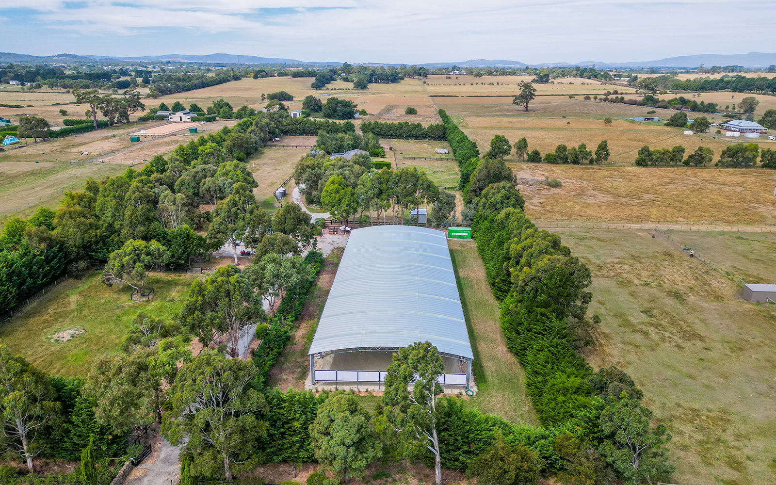 Samson Park Equestrian Centre indoor dressage arena  