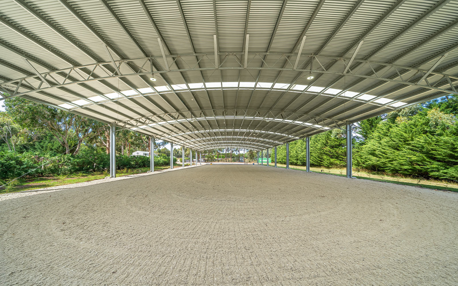 Samson Park Equestrian indoor dressage arena  