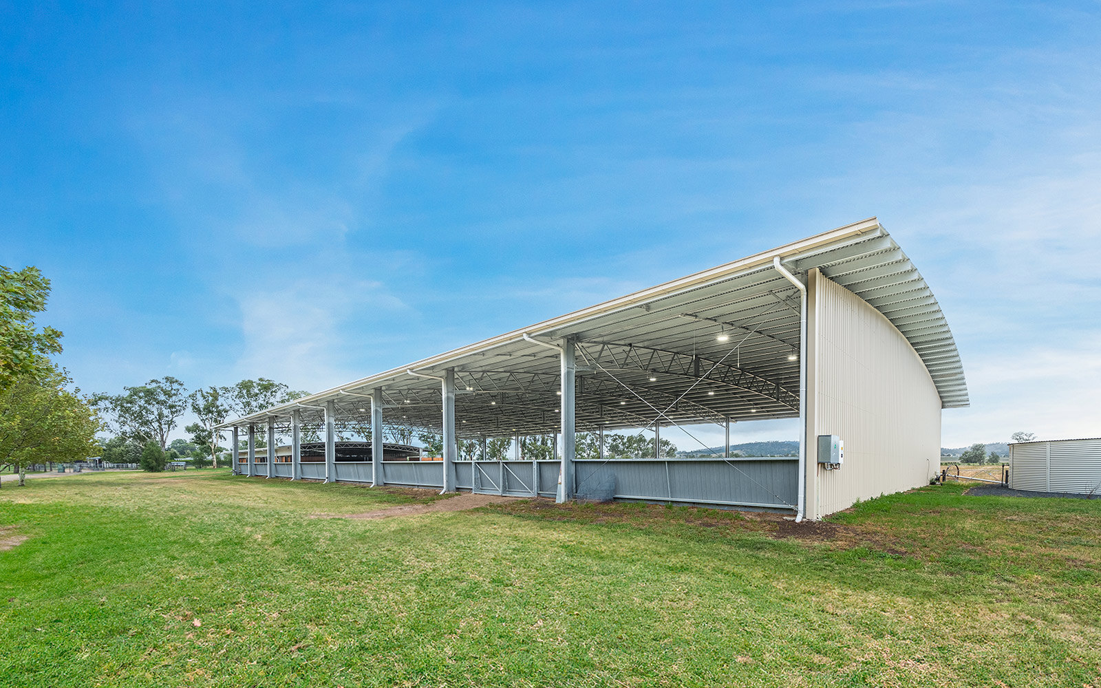 Robyn Boyle combined indoor arena and stable complex 