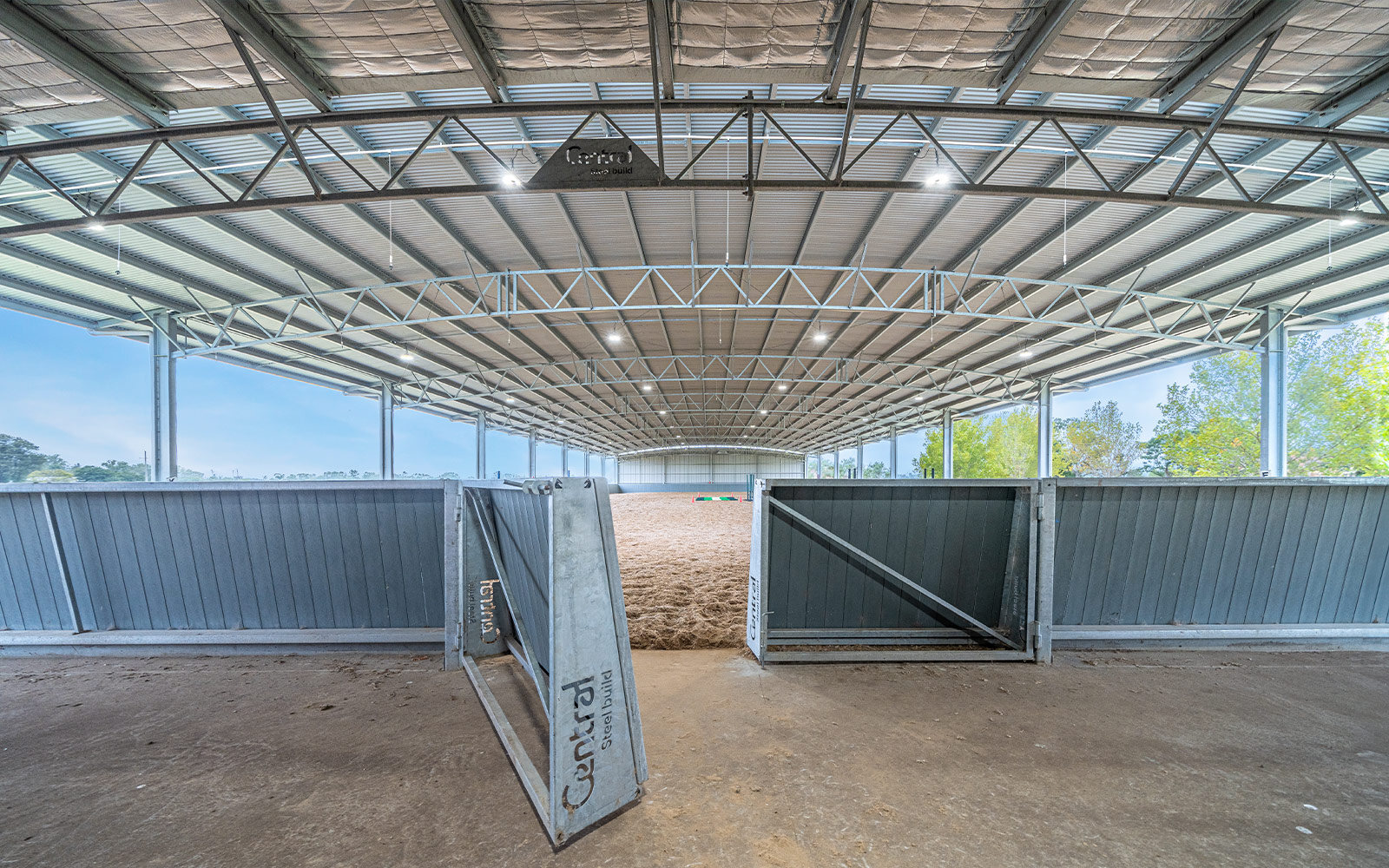 Robyn Boyle combined indoor arena and stable complex