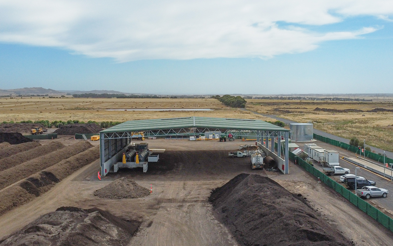 Geelong Council bulk storage shed