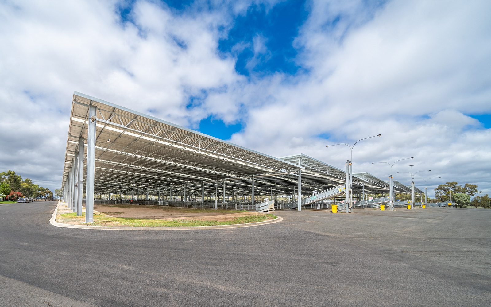 Horsham Regional Livestock Exchange saleyard cover  