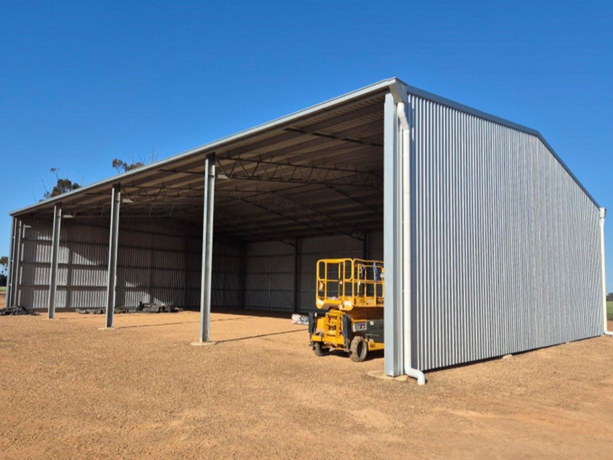 Hay shed