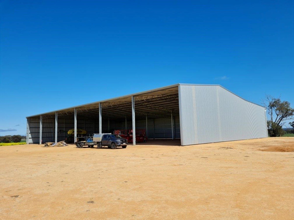 Hay shed