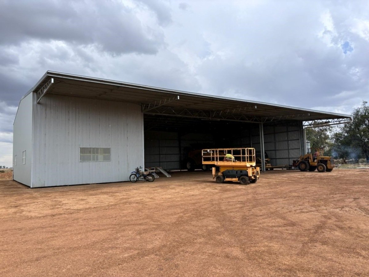 Fodder storage shed