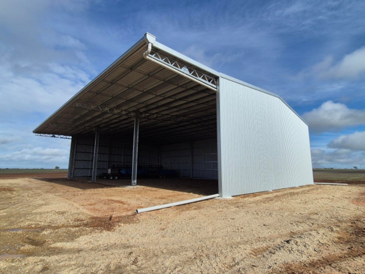 Hay shed