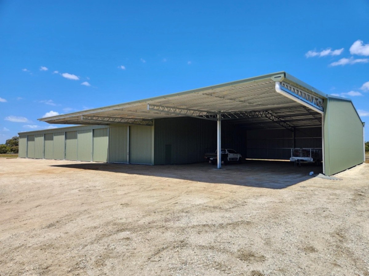 Hay shed