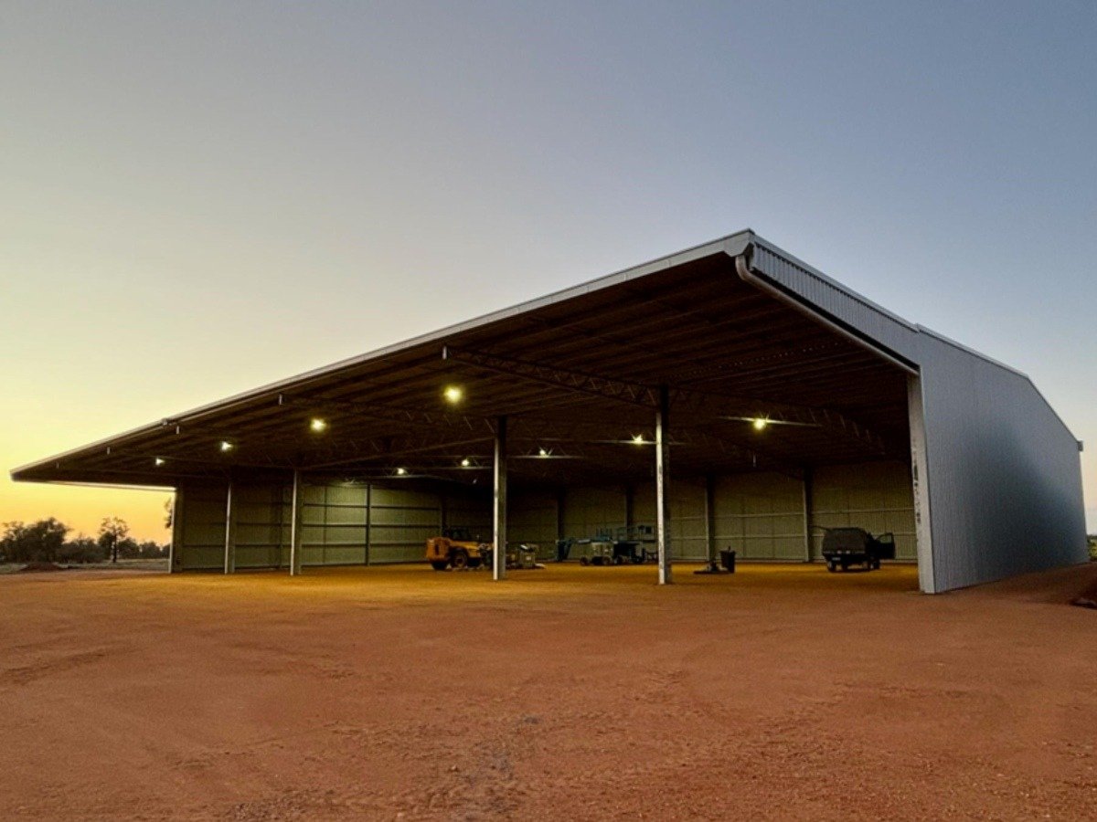 Hay fodder shed