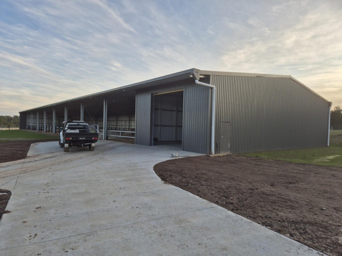 Indoor dressage arena 