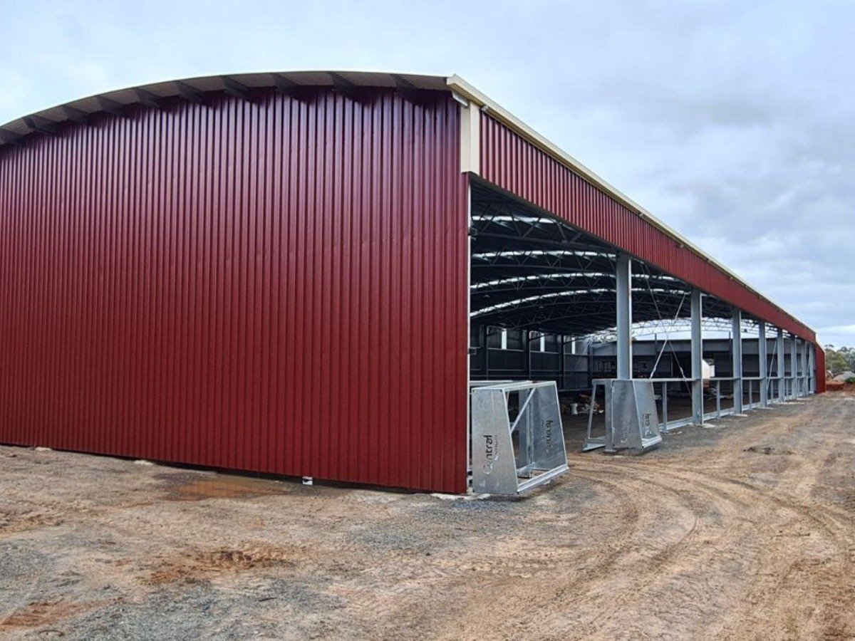 Indoor dressage arena and stable complex