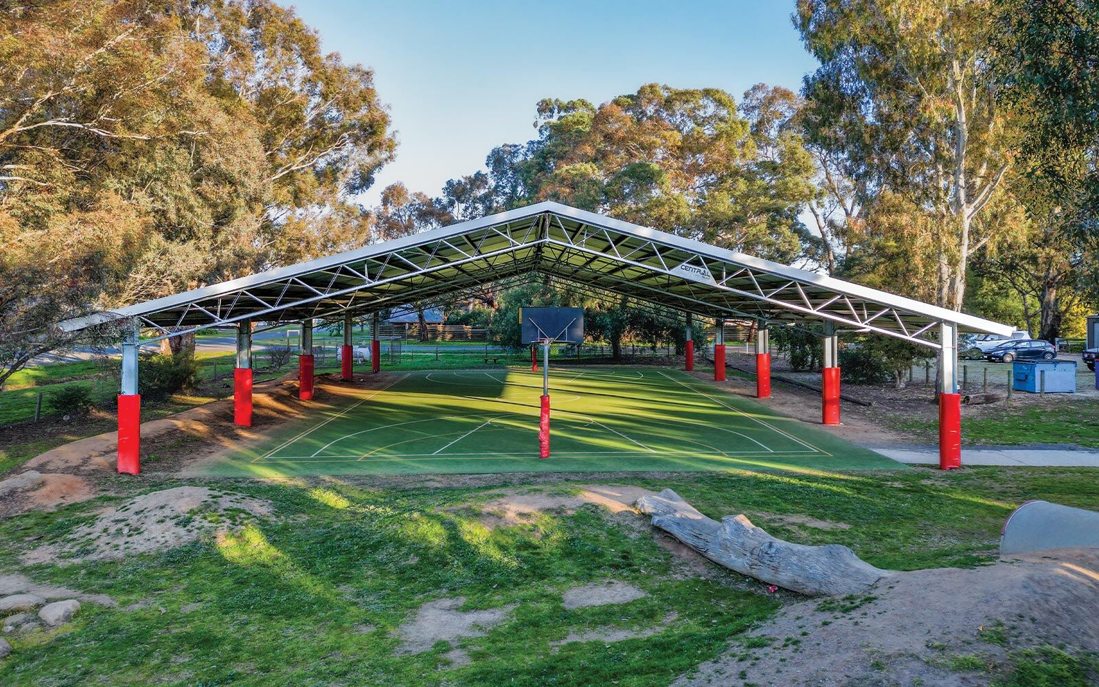 Avenel Primary School ball court cover 1_tile