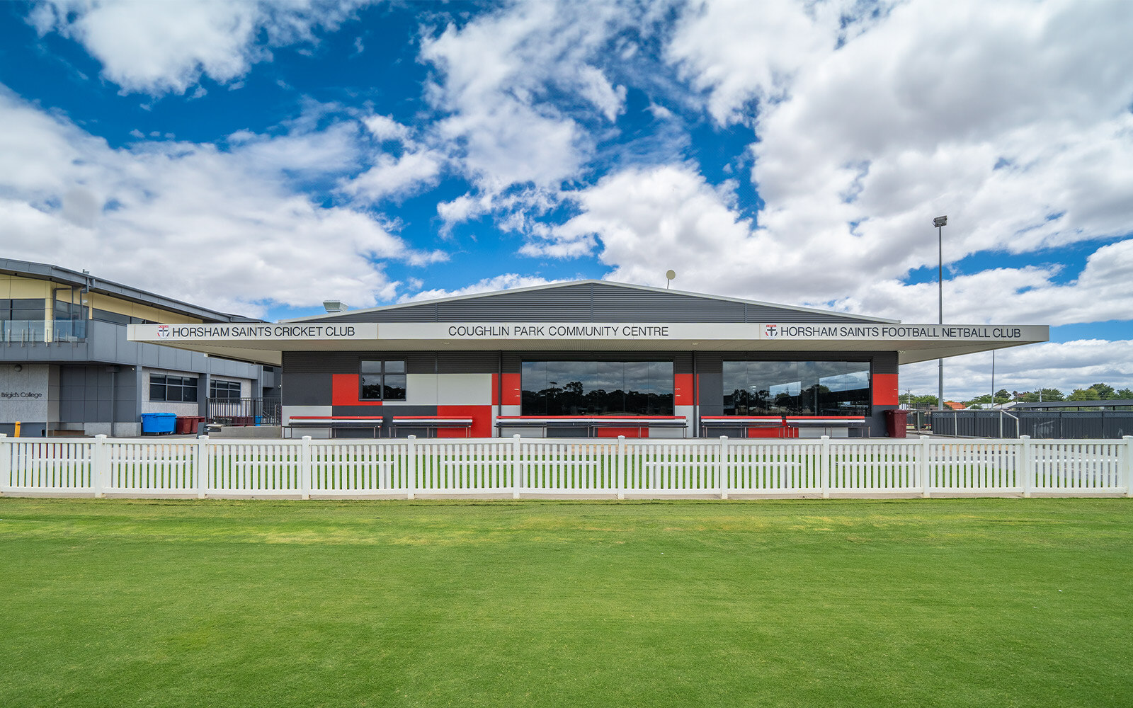 Horsham Saints Football and Netball Club recreational shed clubroom