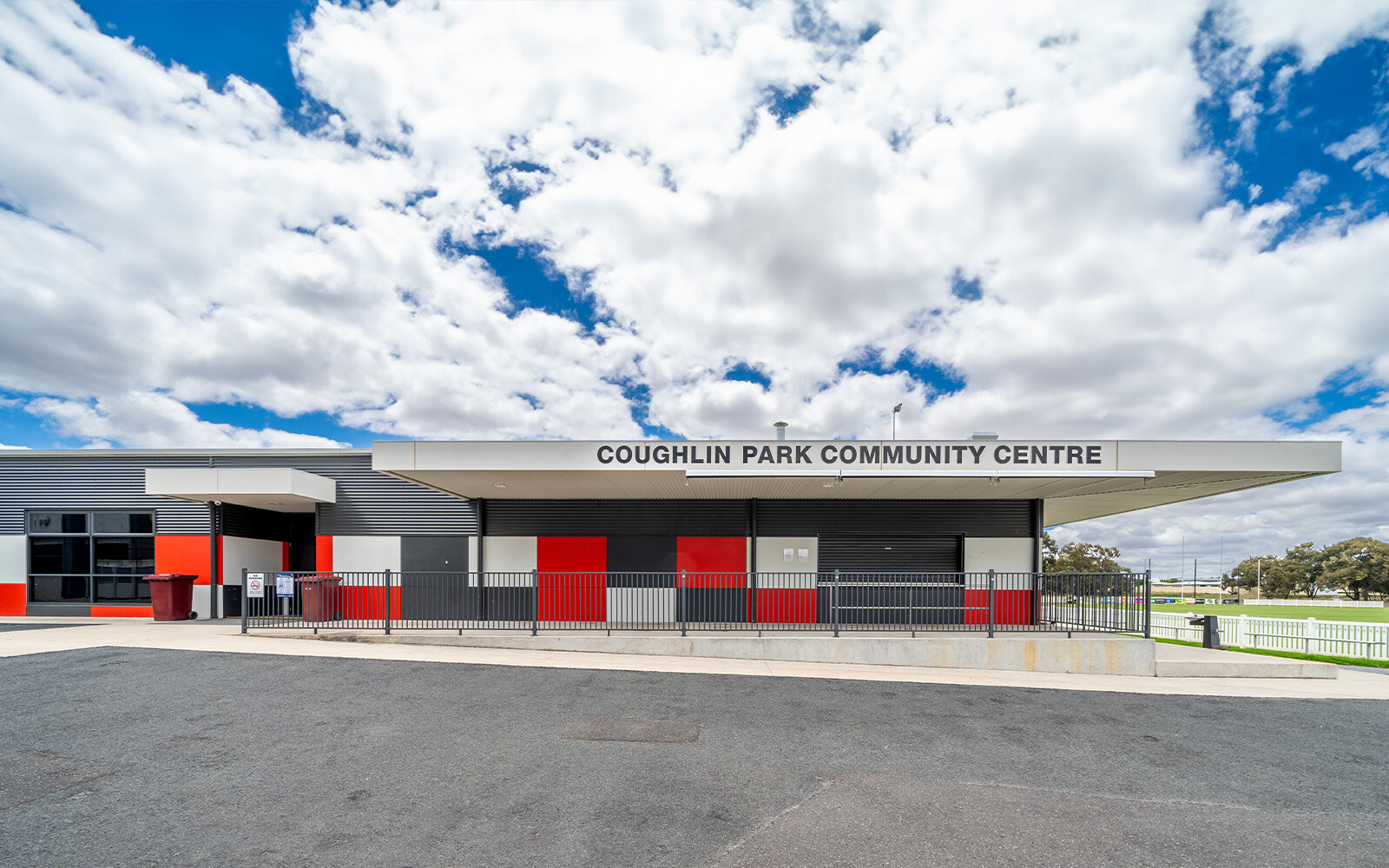 Horsham Saints Football and Netball Club recreational shed building