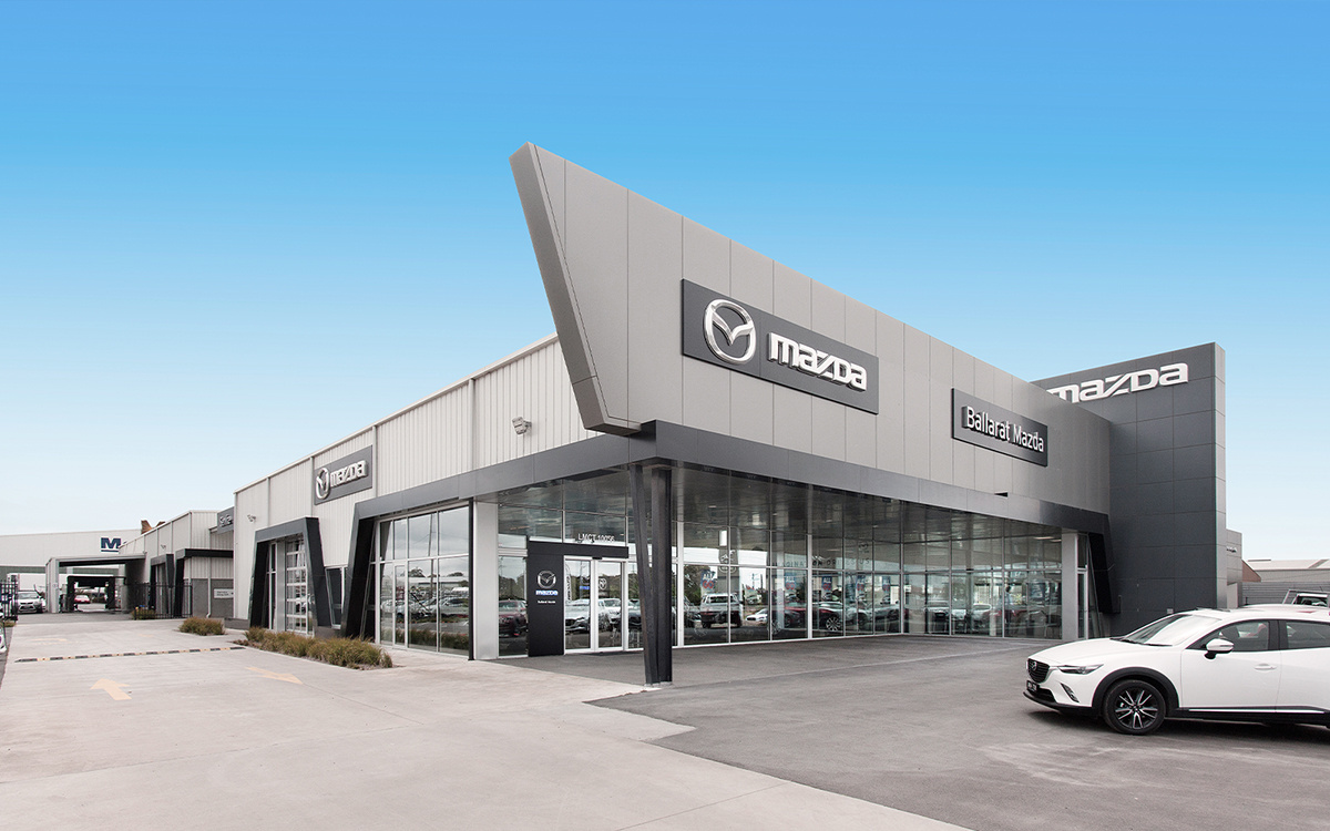 Ballarat Mazda combined showroom and workshop 